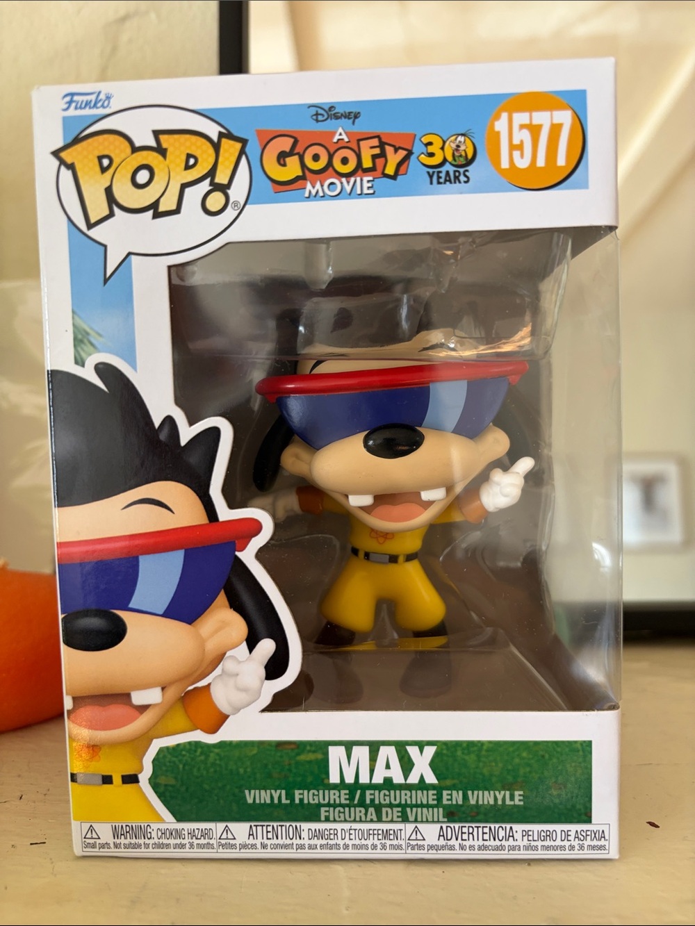Funko POP! Max from A Goofy Movie Vinyl Figure with Red & Blue Visor